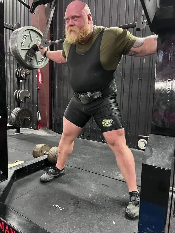 Lifting Large Black Competition Powerlifting Singlet